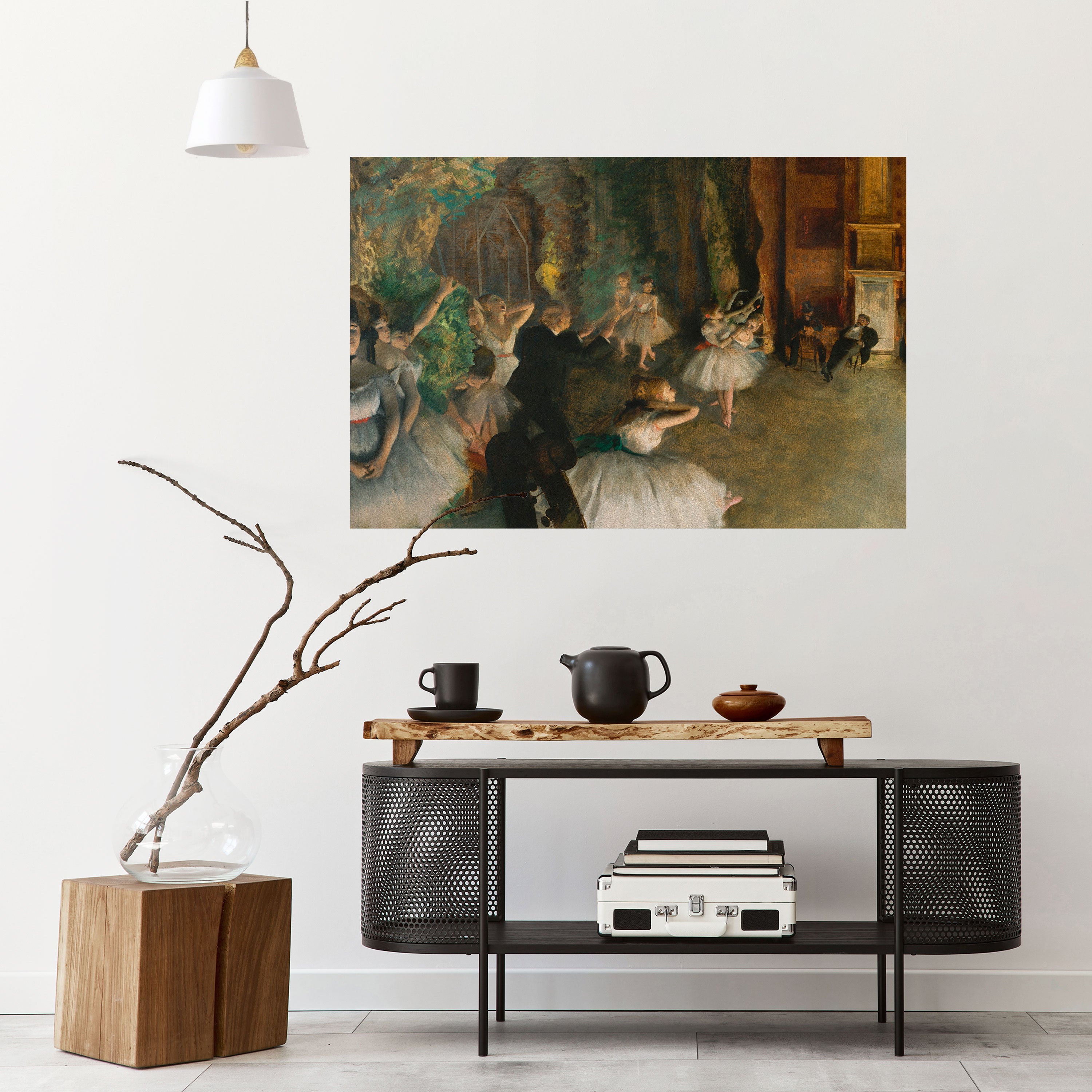 Póster horizontal autoadhesivo ENSAYO DE BALLET MÍSTICO