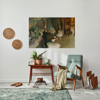 MYSTICAL BALLET REHEARSAL Peel and Stick Horizontal Poster