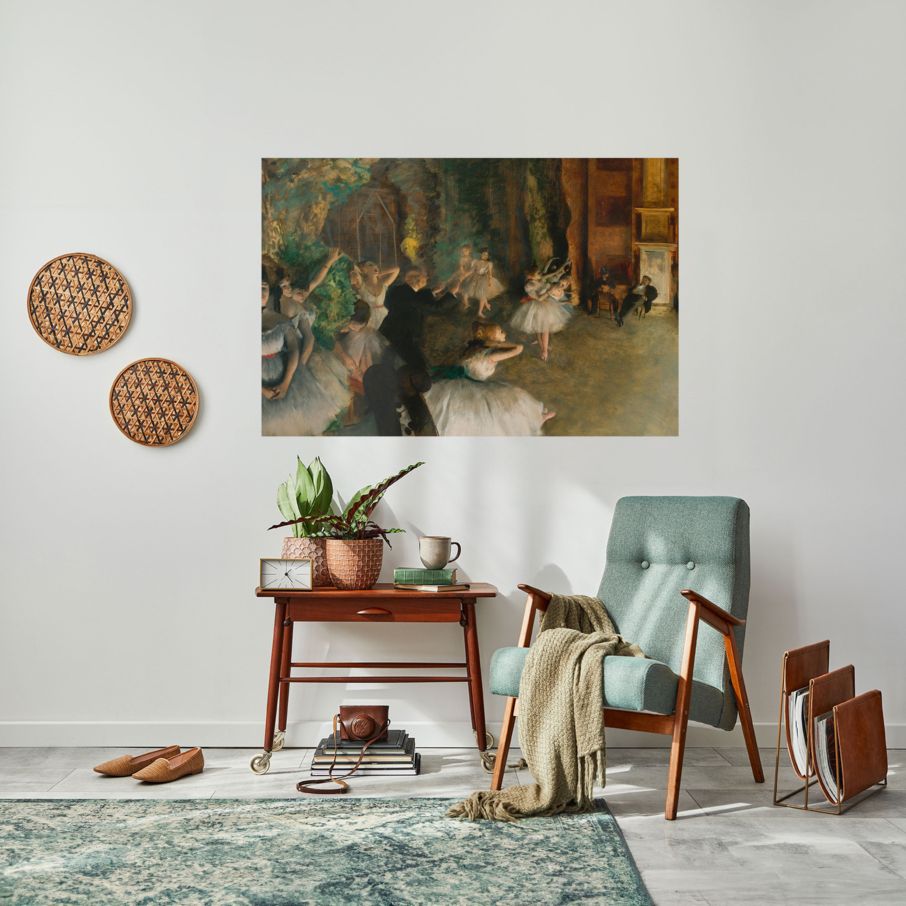 Póster horizontal autoadhesivo ENSAYO DE BALLET MÍSTICO