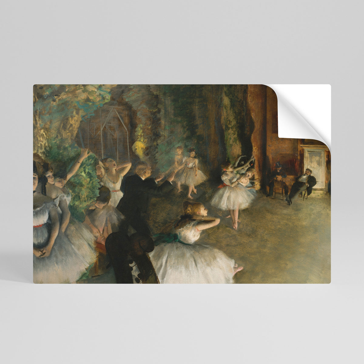 MYSTICAL BALLET REHEARSAL Póster adhesivo horizontal