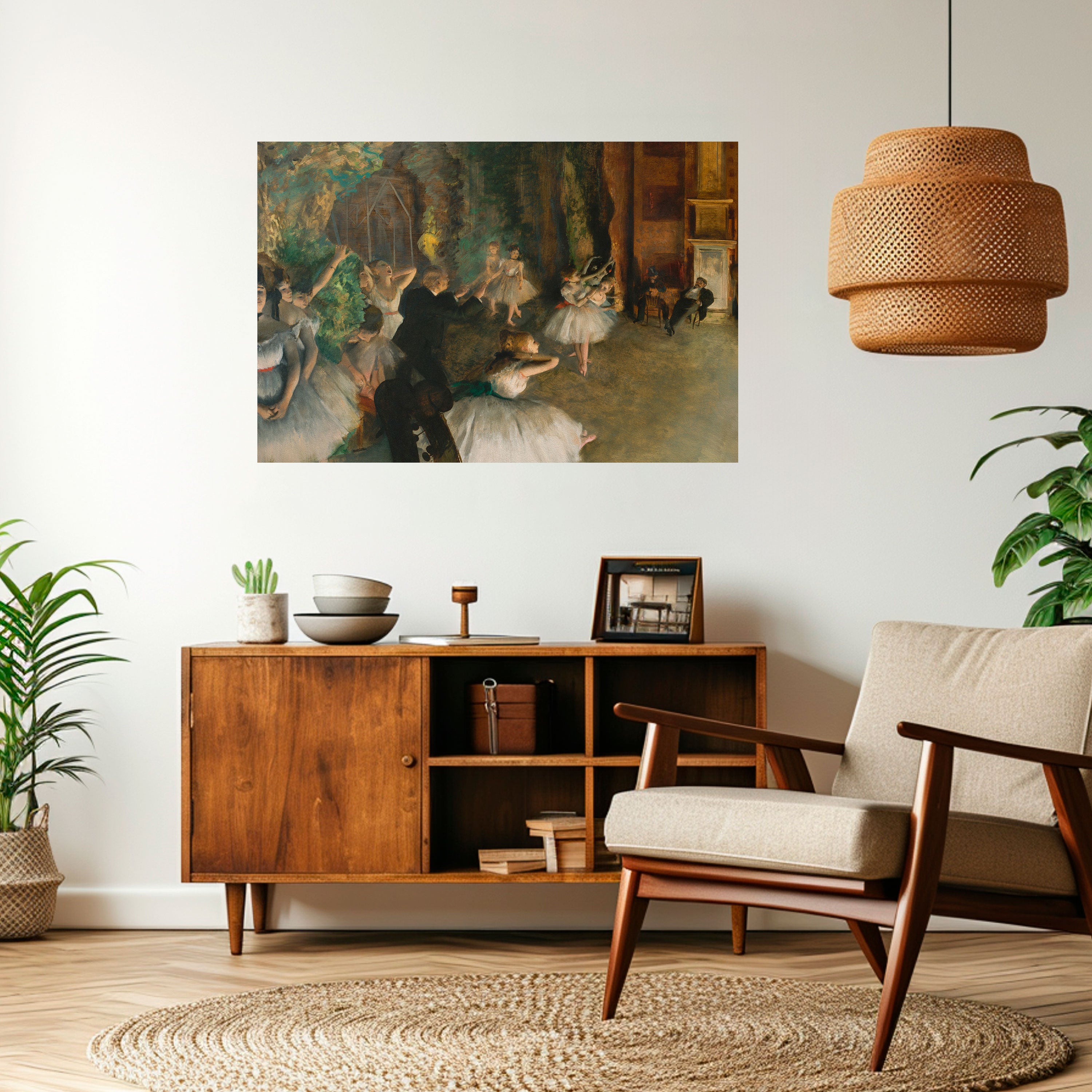 Póster horizontal autoadhesivo ENSAYO DE BALLET MÍSTICO