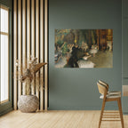 MYSTICAL BALLET REHEARSAL Peel and Stick Horizontal Poster