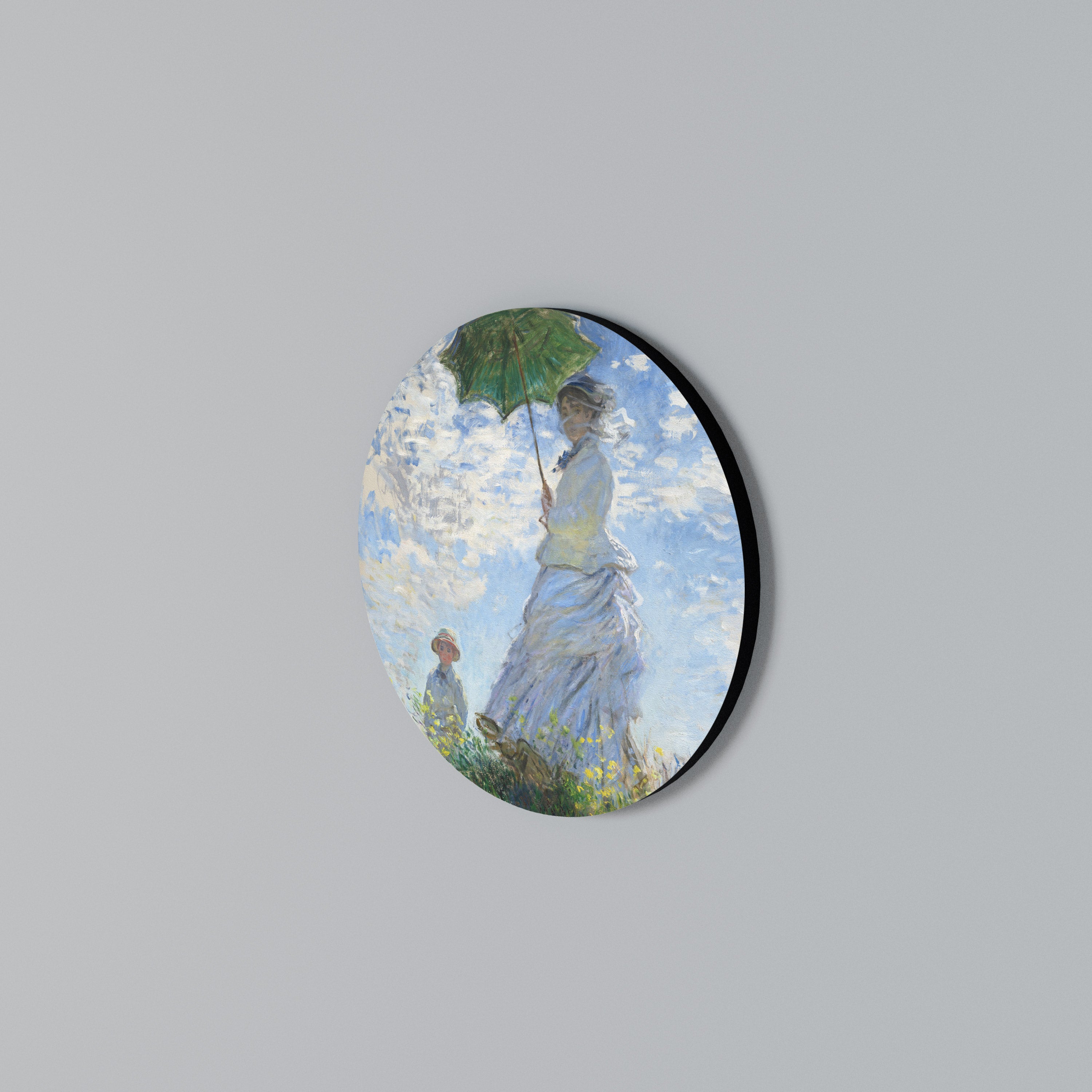 WHISPERS OF SPRING Arte de pared redondo