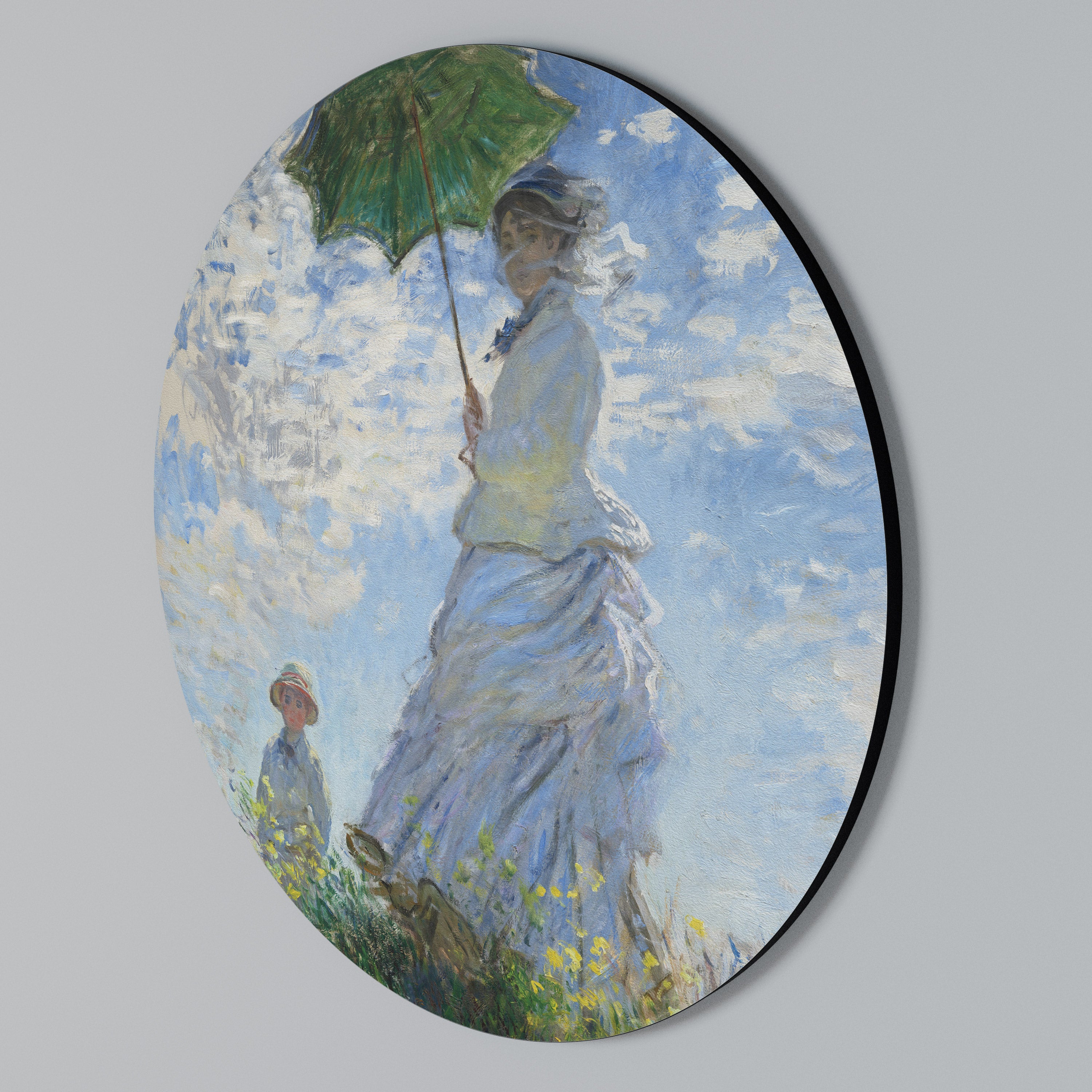 WHISPERS OF SPRING Arte de pared redondo