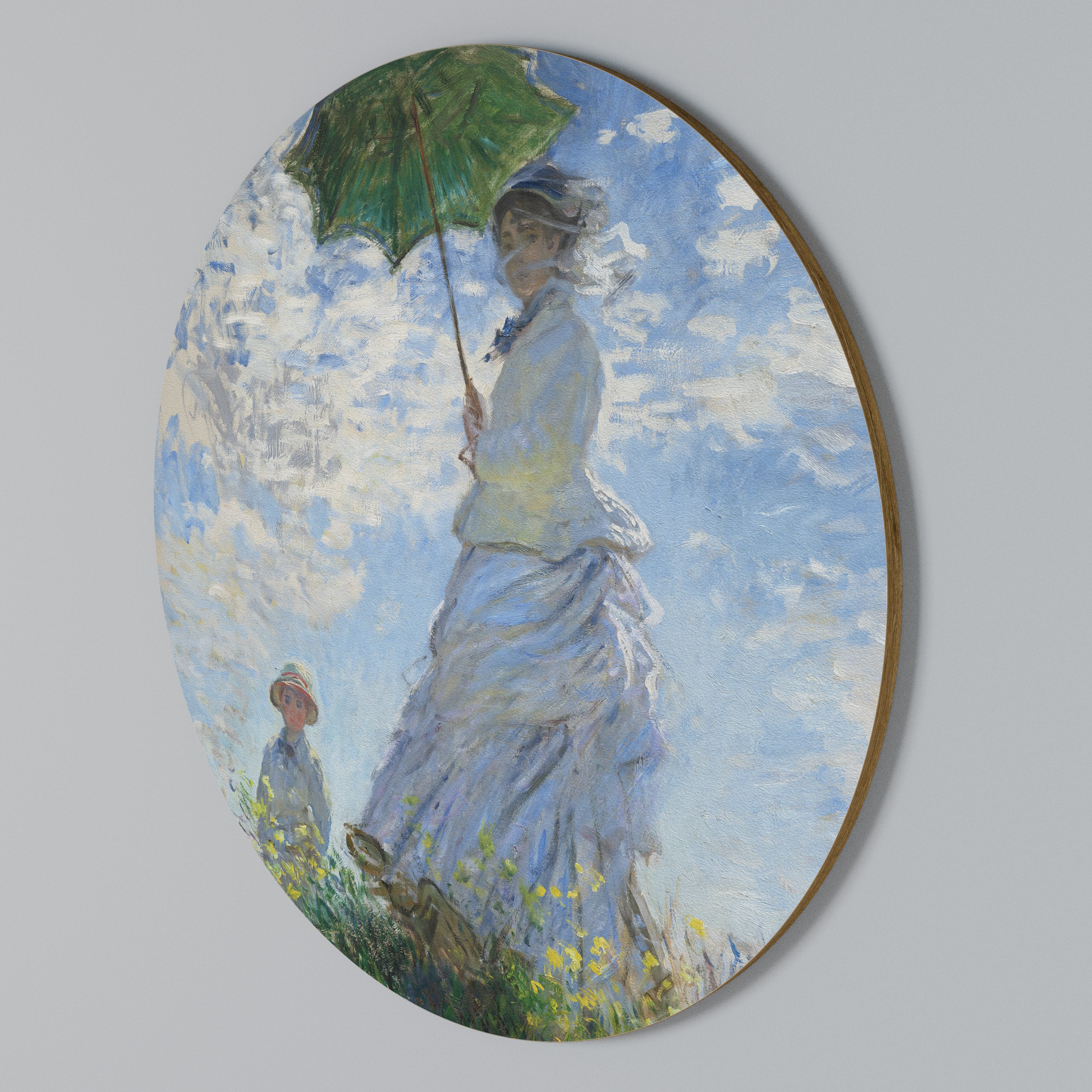 WHISPERS OF SPRING Arte de pared redondo