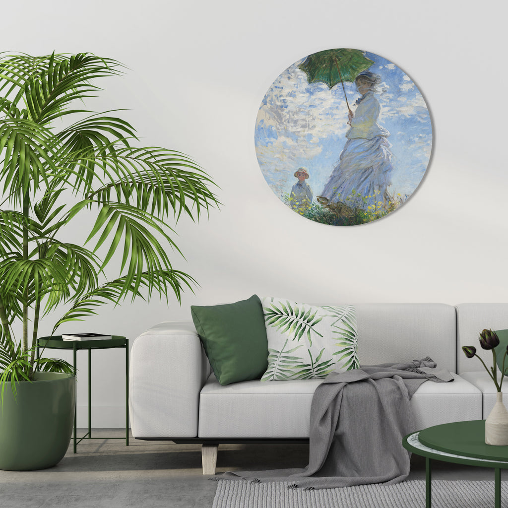 WHISPERS OF SPRING Round Wall Art