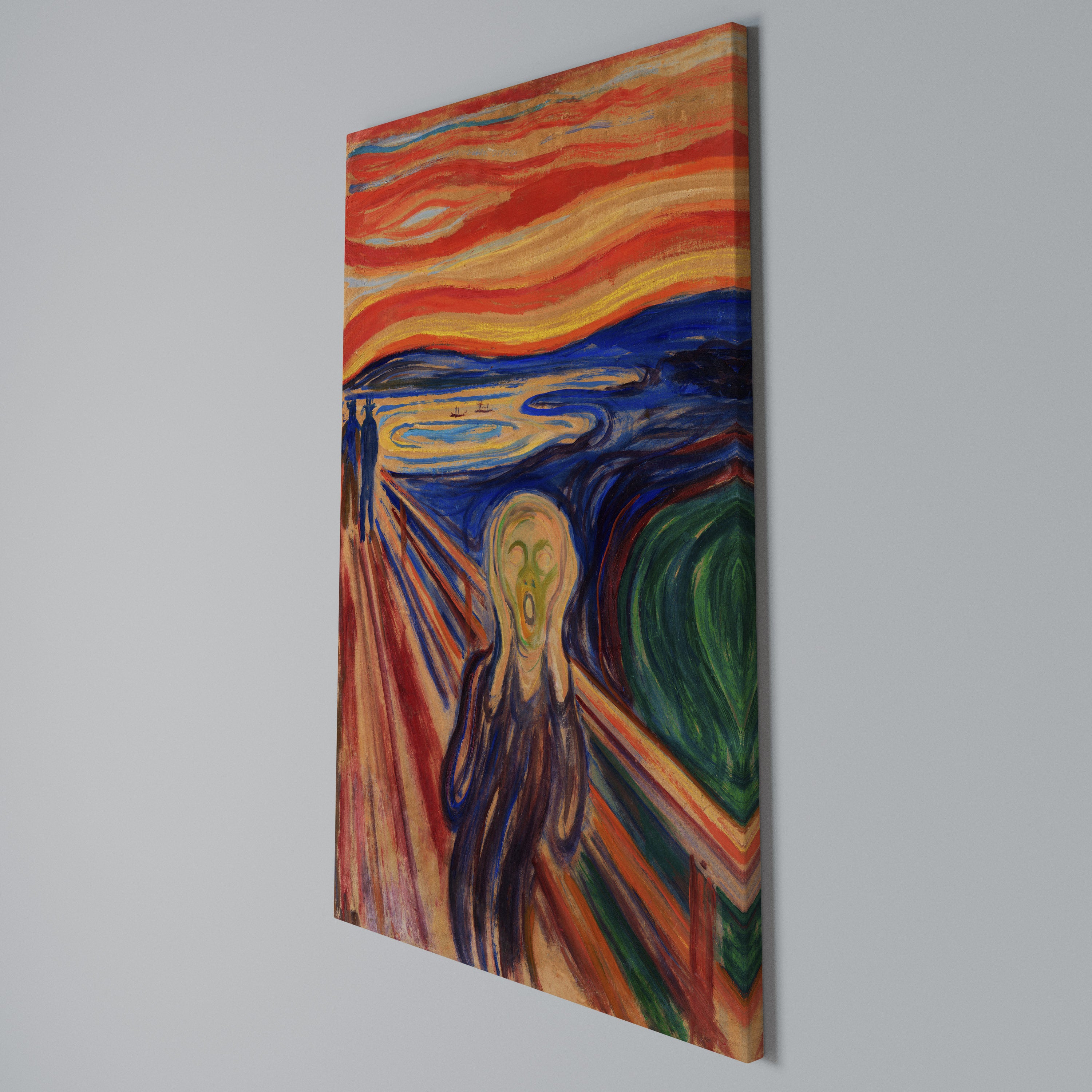 THE SCREAM Cuadro en lienzo vertical