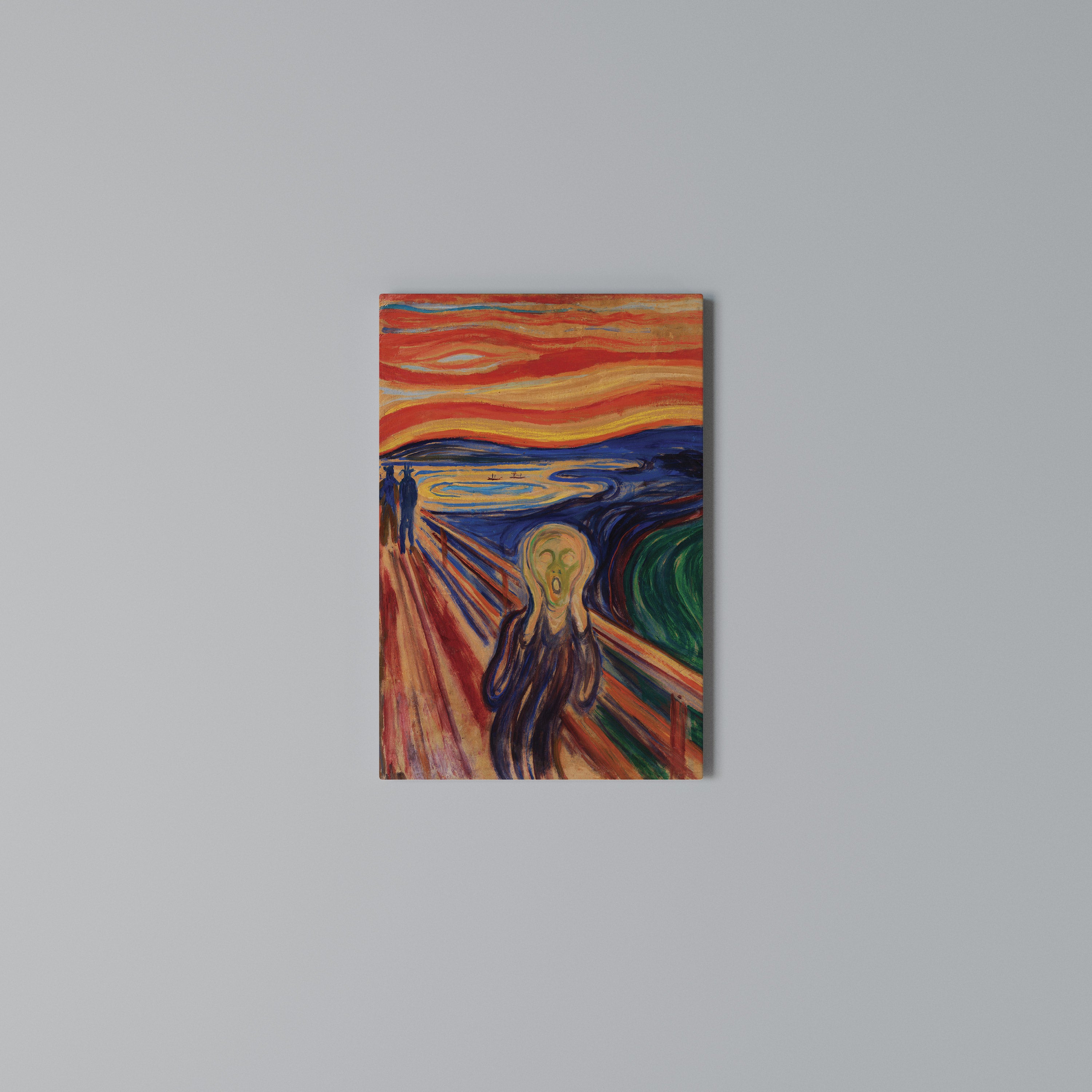 THE SCREAM Cuadro en lienzo vertical