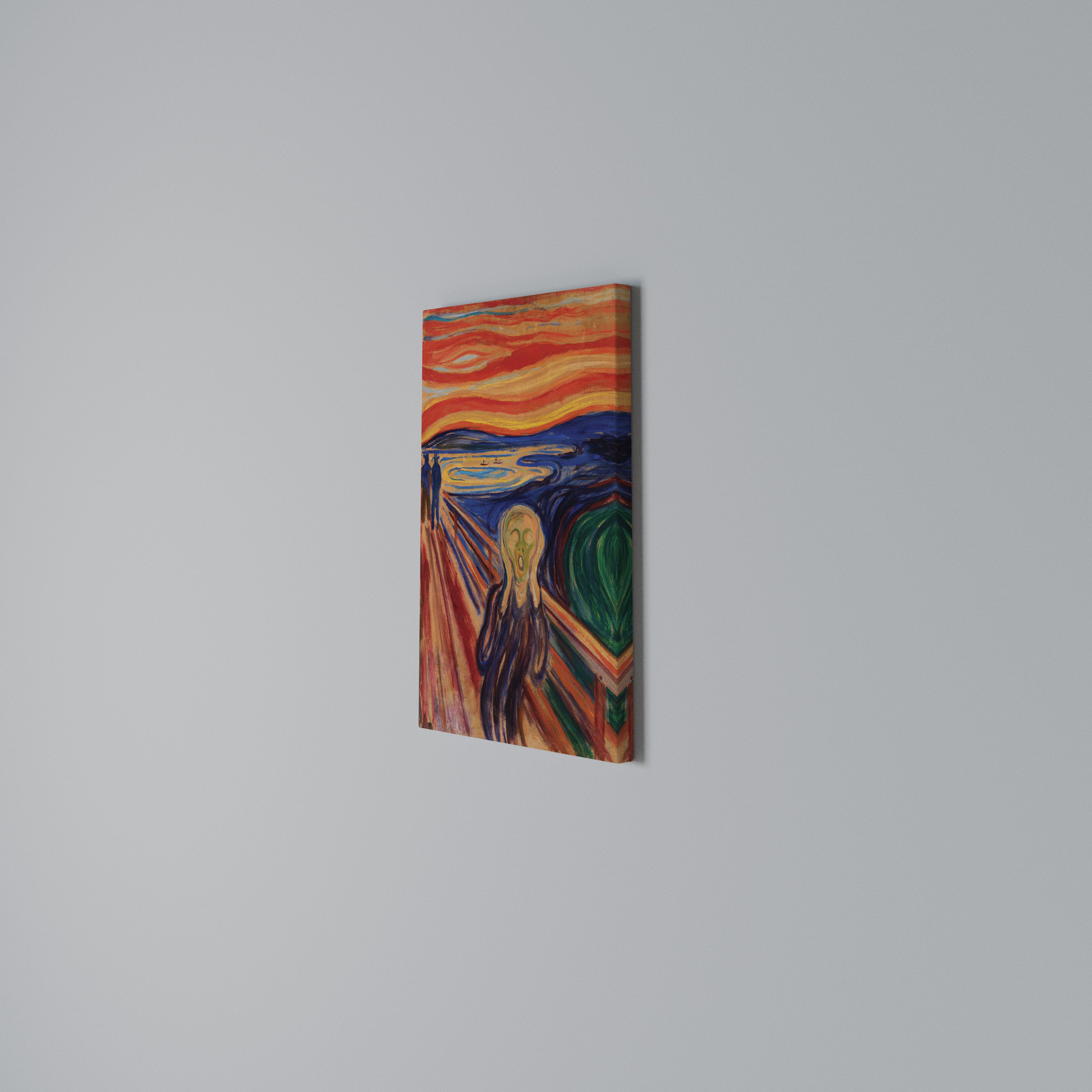 THE SCREAM Cuadro en lienzo vertical