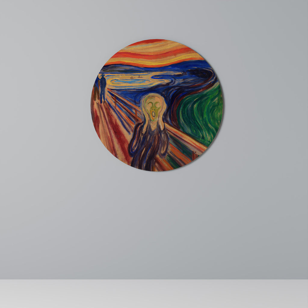 THE SCREAM Round Wall Art