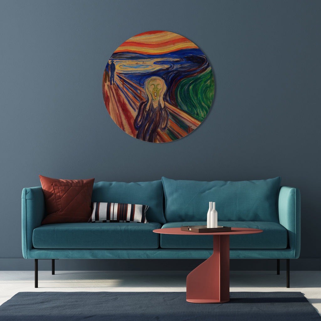 THE SCREAM Round Wall Art