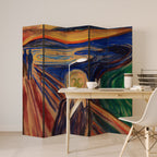 THE SCREAM Biombo de 5 paneles