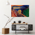 THE SCREAM Póster Horizontal Adhesivo