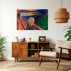 THE SCREAM Póster Horizontal Adhesivo