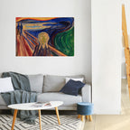 THE SCREAM Póster Horizontal Adhesivo