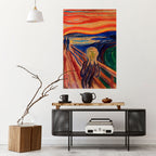 THE SCREAM Póster Vertical Adhesivo