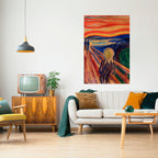 THE SCREAM Póster Vertical Adhesivo