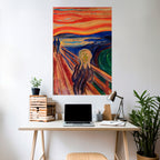 THE SCREAM Póster Vertical Adhesivo