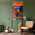 THE SCREAM Póster Vertical Adhesivo