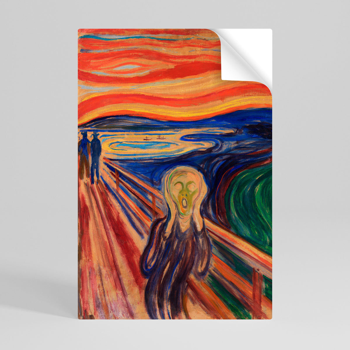 THE SCREAM Póster adhesivo vertical