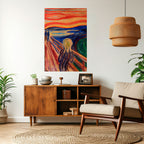 THE SCREAM Póster Vertical Adhesivo