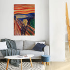 THE SCREAM Póster Vertical Adhesivo