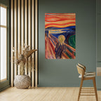 THE SCREAM Póster Vertical Adhesivo