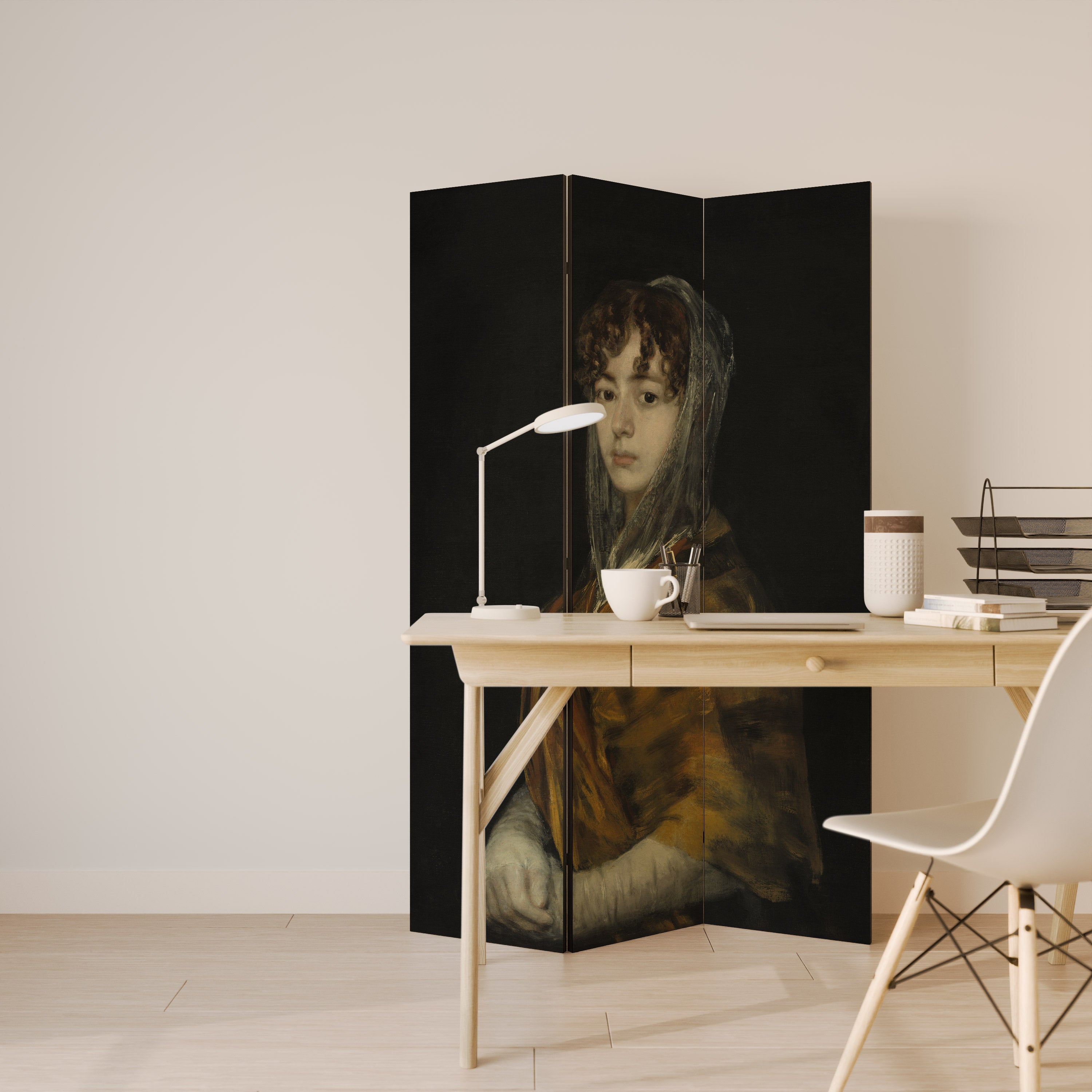 WHISPERS OF HISTORY 3-Panel Room Divider