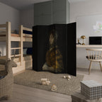 WHISPERS OF HISTORY Biombo Decorativo de 5 Paneles