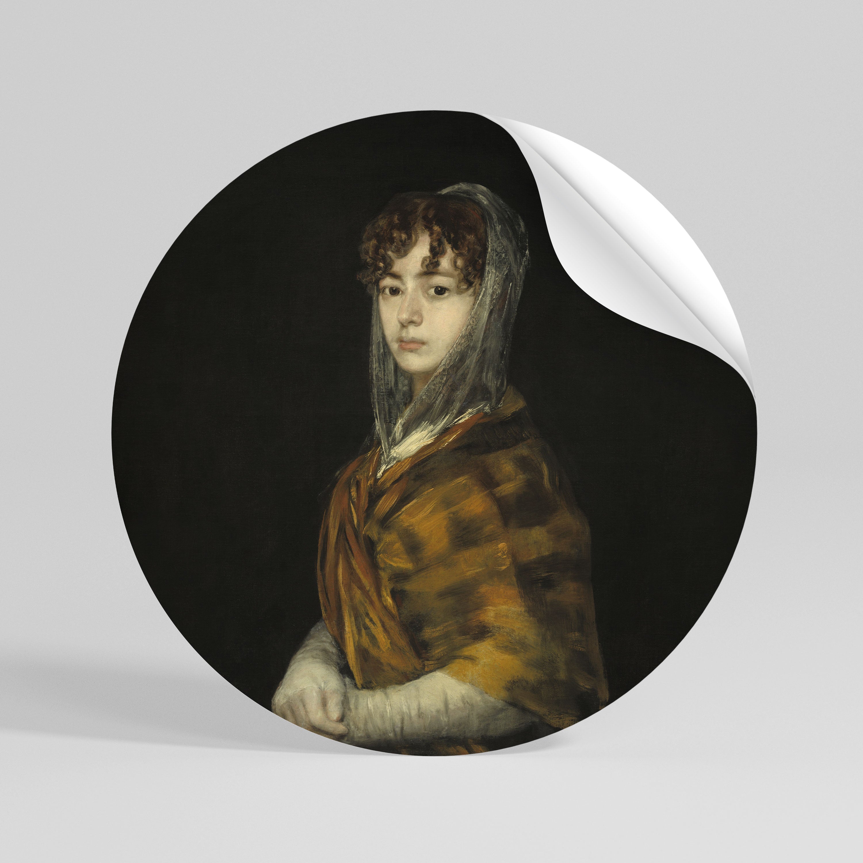 WHISPERS OF HISTORY Vinilo adhesivo redondo