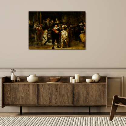NIGHTWATCH TRIBUTE Cuadro en lienzo horizontal