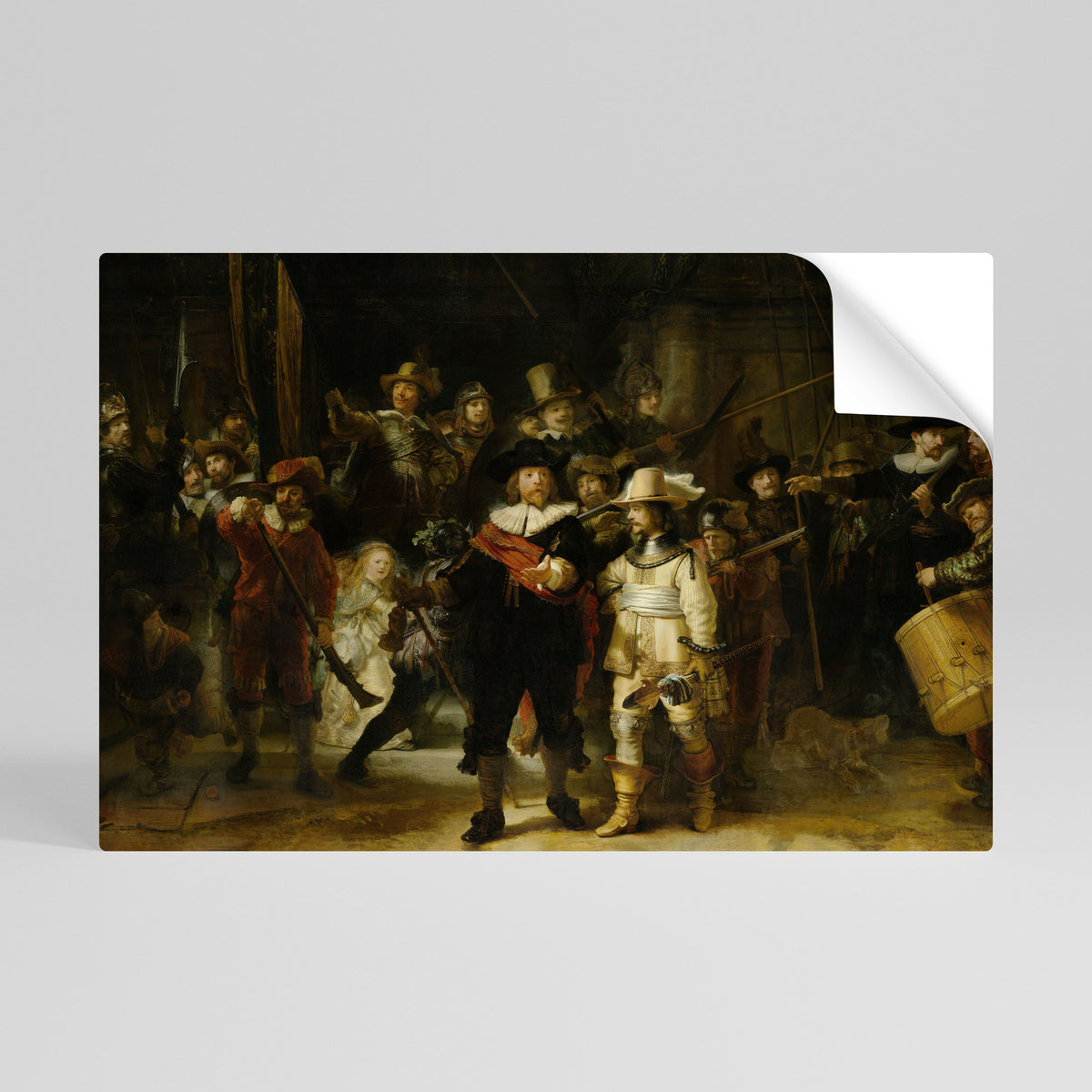 NIGHTWATCH TRIBUTE Póster adhesivo horizontal