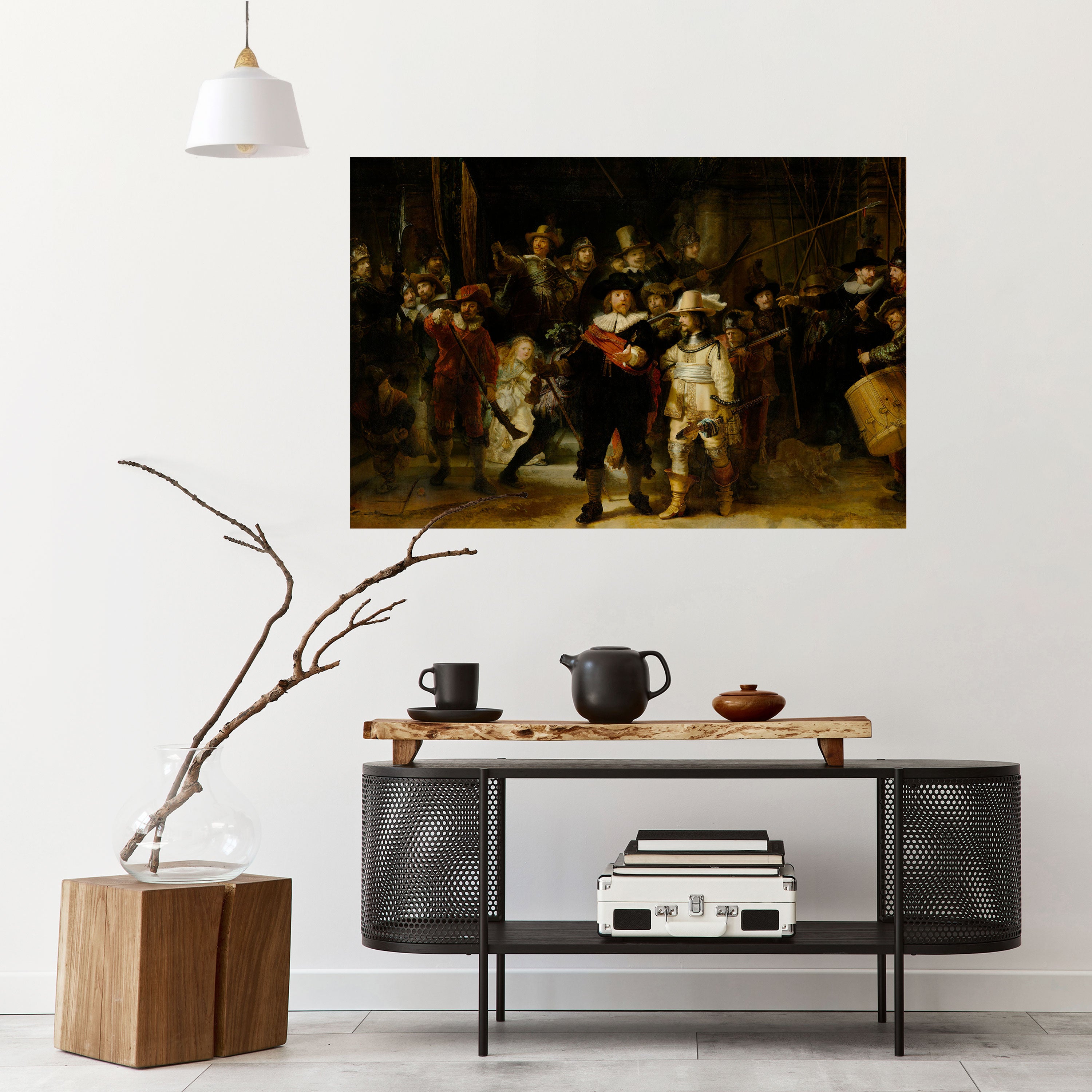 Póster horizontal autoadhesivo TRIBUTO A LA GUARDIA NOCTURNA