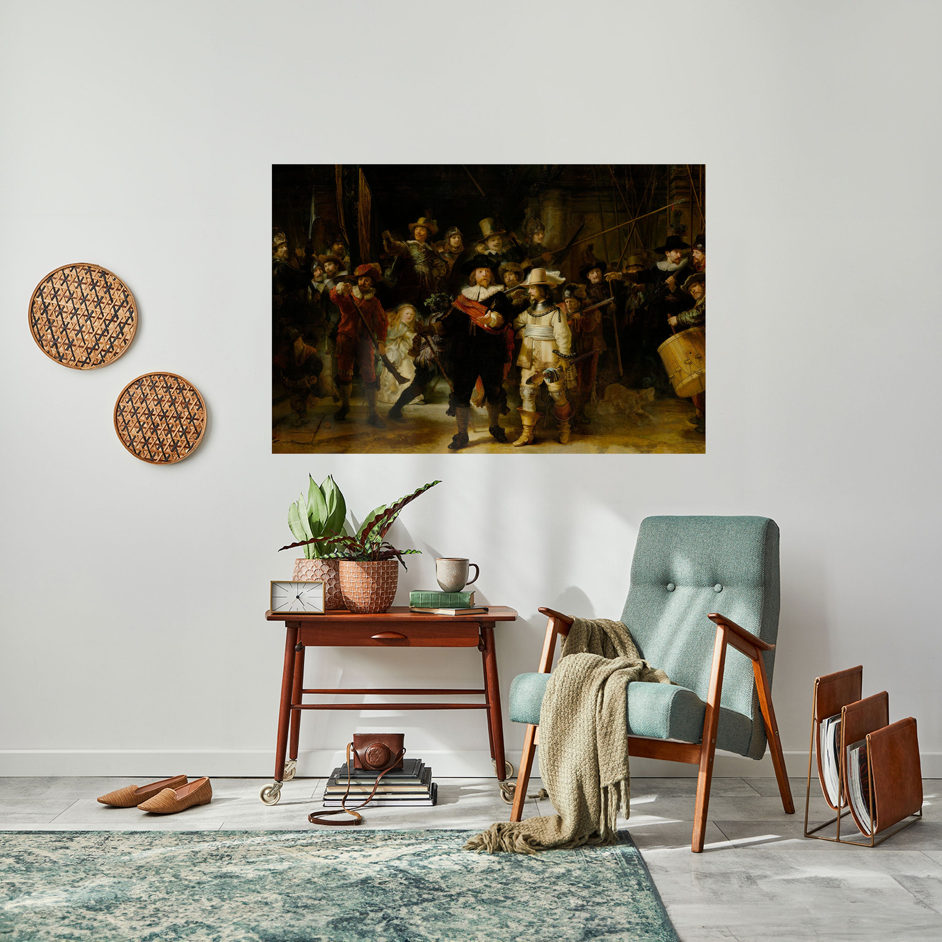 Póster horizontal autoadhesivo TRIBUTO A LA GUARDIA NOCTURNA