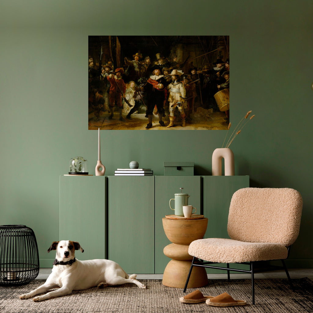 Póster horizontal autoadhesivo TRIBUTO A LA GUARDIA NOCTURNA