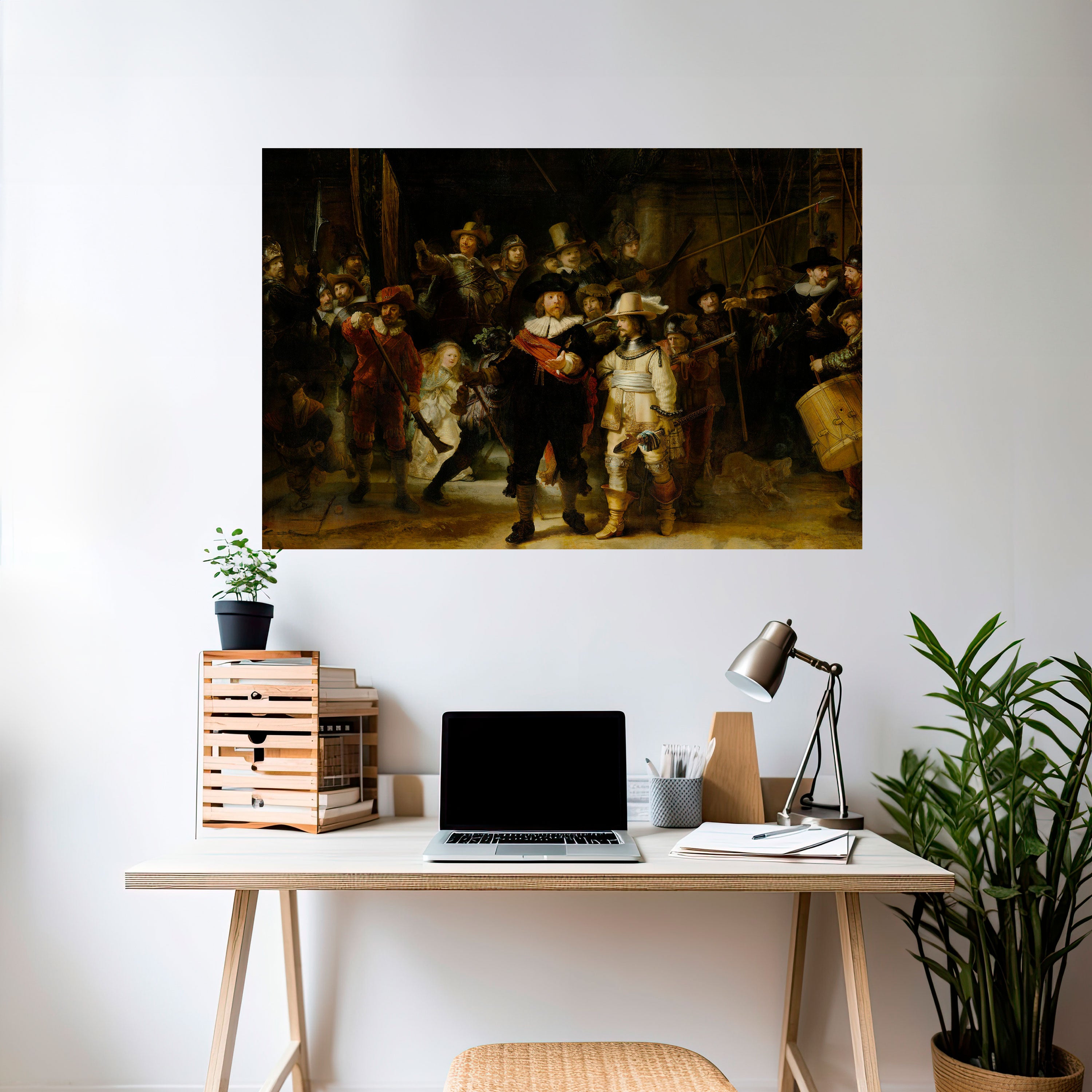 Póster horizontal autoadhesivo TRIBUTO A LA GUARDIA NOCTURNA