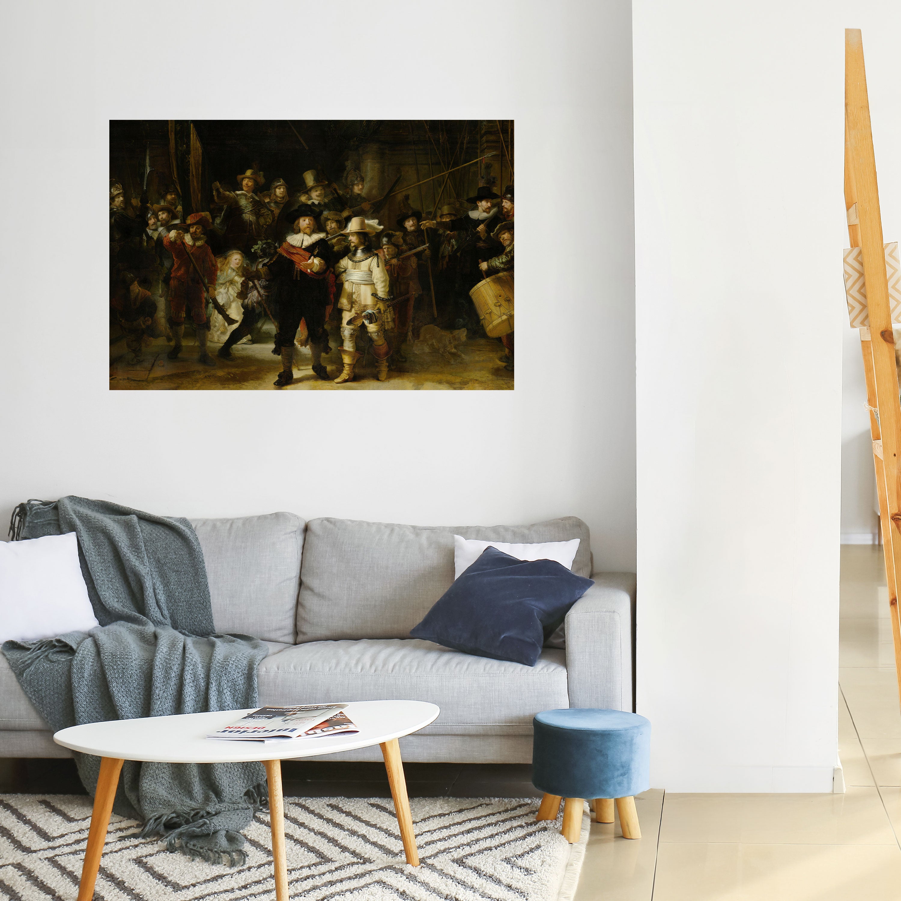 Póster horizontal autoadhesivo TRIBUTO A LA GUARDIA NOCTURNA