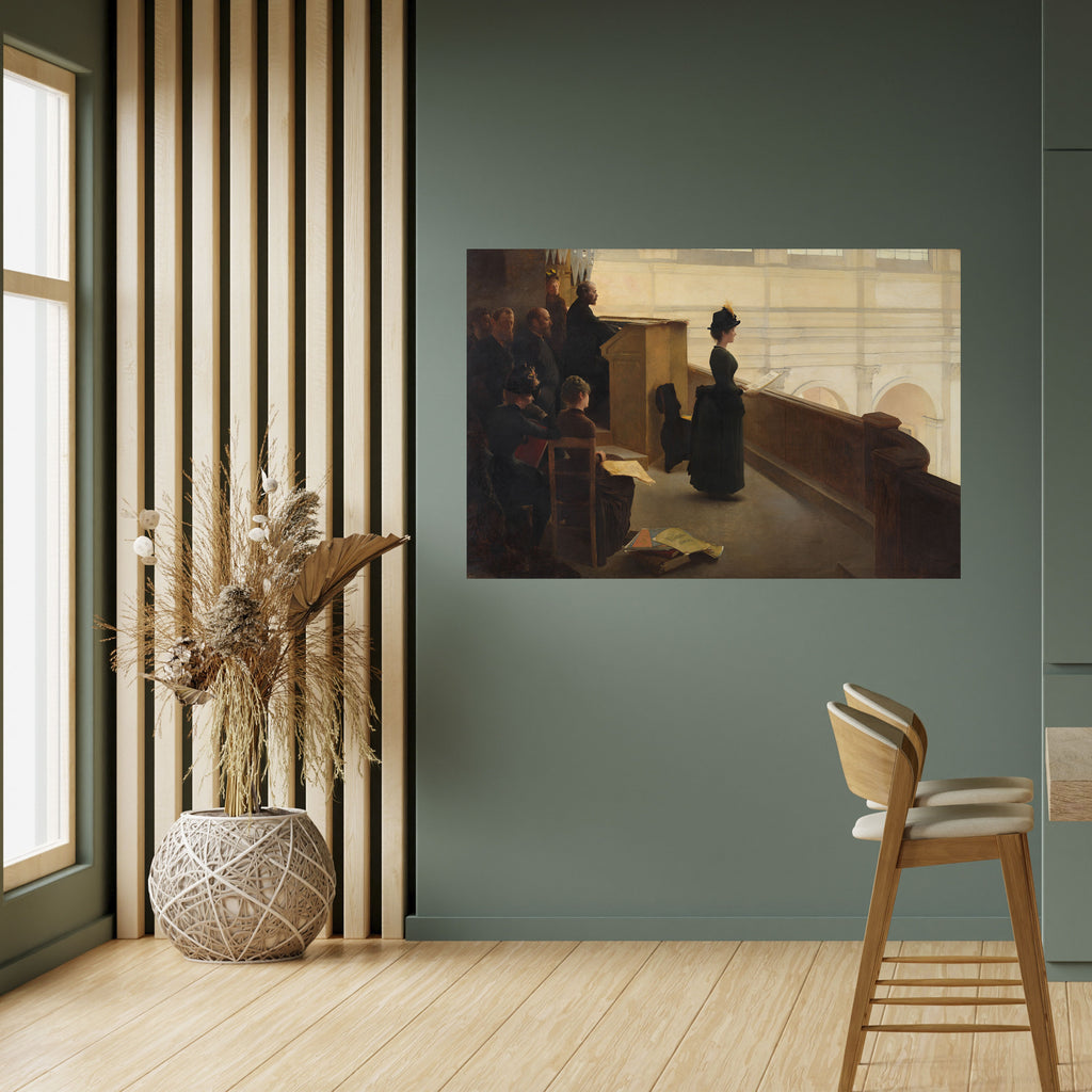 Susurros de pasión Póster horizontal autoadhesivo