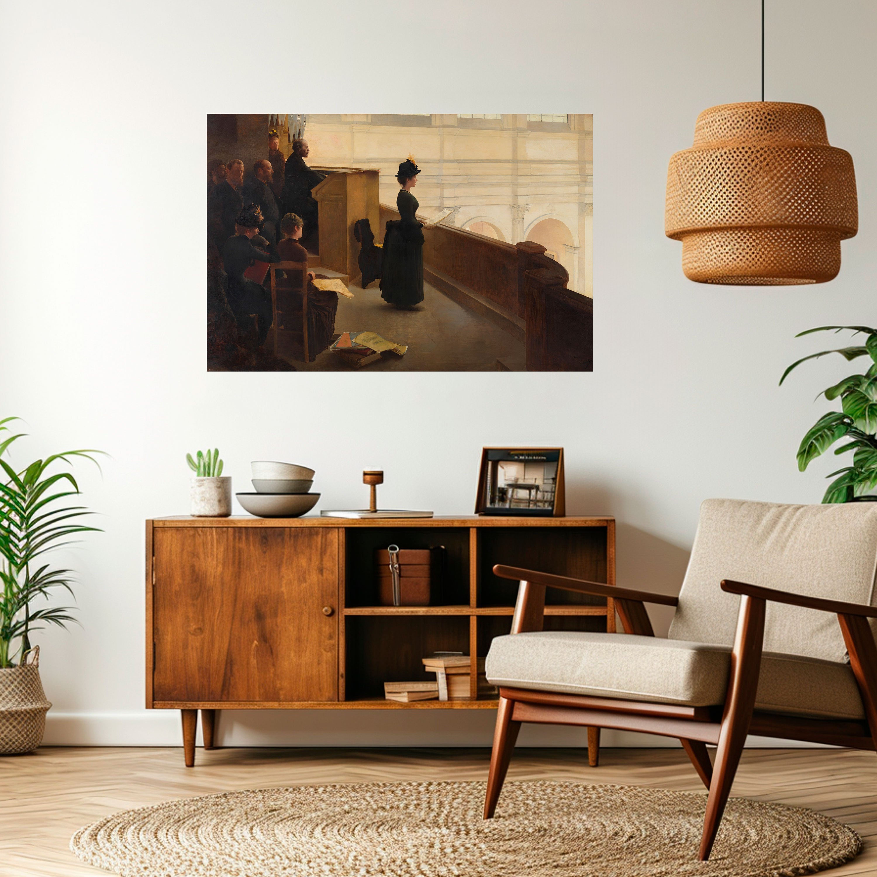 Susurros de pasión Póster horizontal autoadhesivo