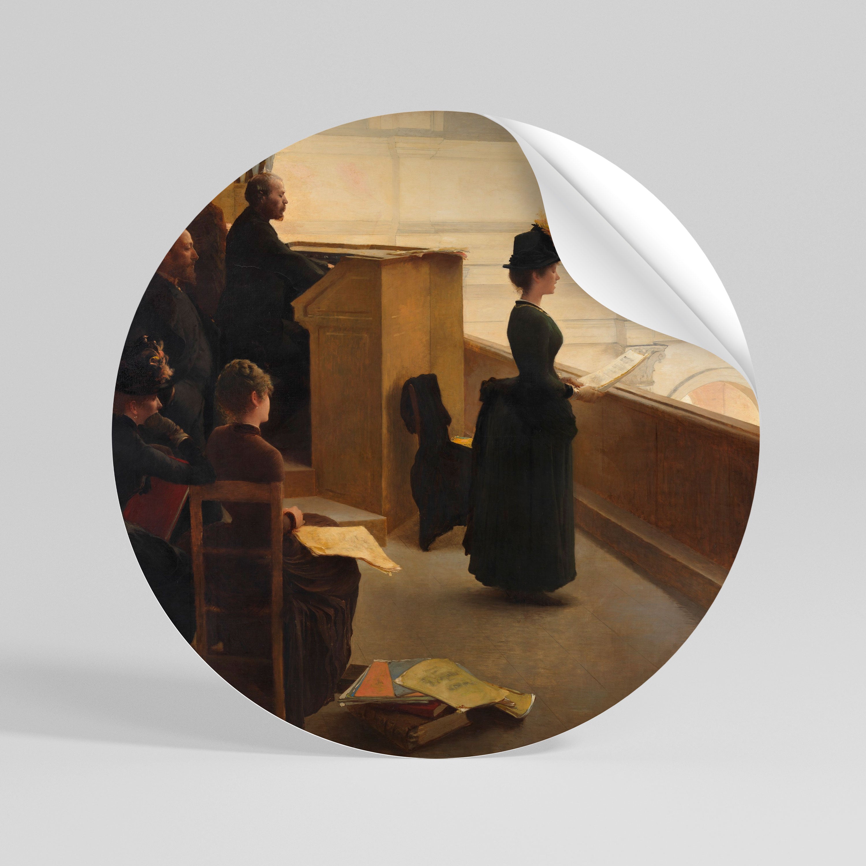 WHISPERS OF PASSION Vinilo adhesivo redondo