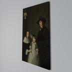 CHERISHED MOMENTS EMBRACED Cuadro en lienzo vertical