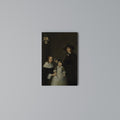 CHERISHED MOMENTS EMBRACED Cuadro en lienzo vertical