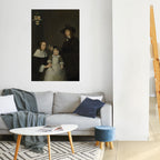 CHERISHED MOMENTS EMBRACED Peel and Stick Vertical Poster