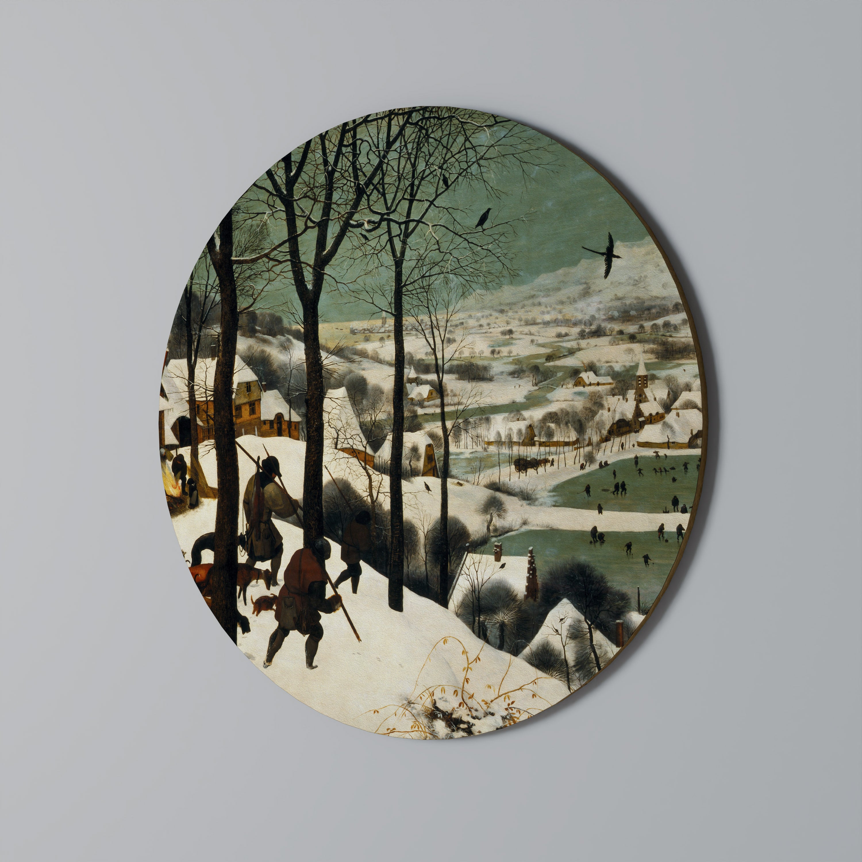 FROSTBITTEN ADVENTURES Round Wall Art