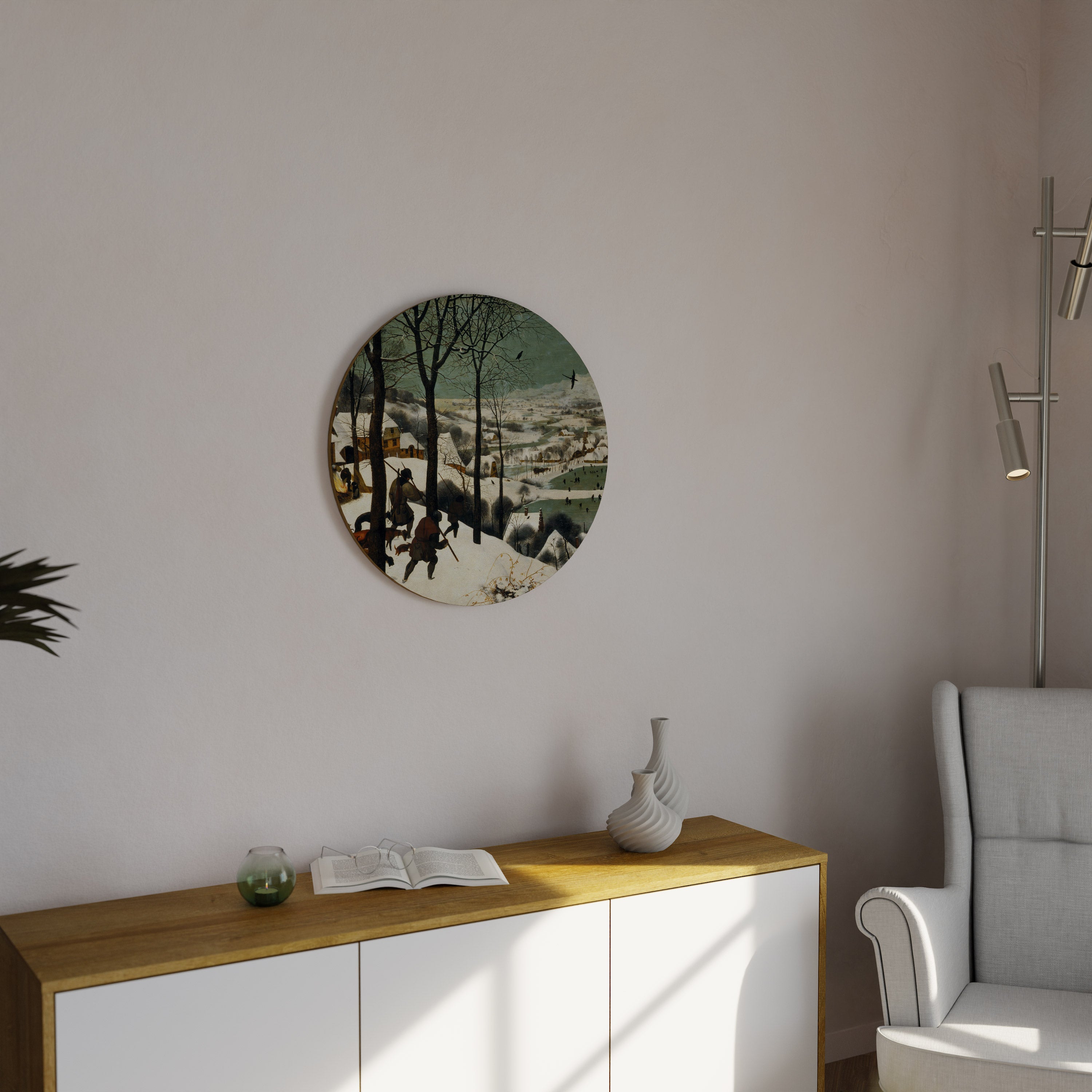 FROSTBITTEN ADVENTURES Round Wall Art