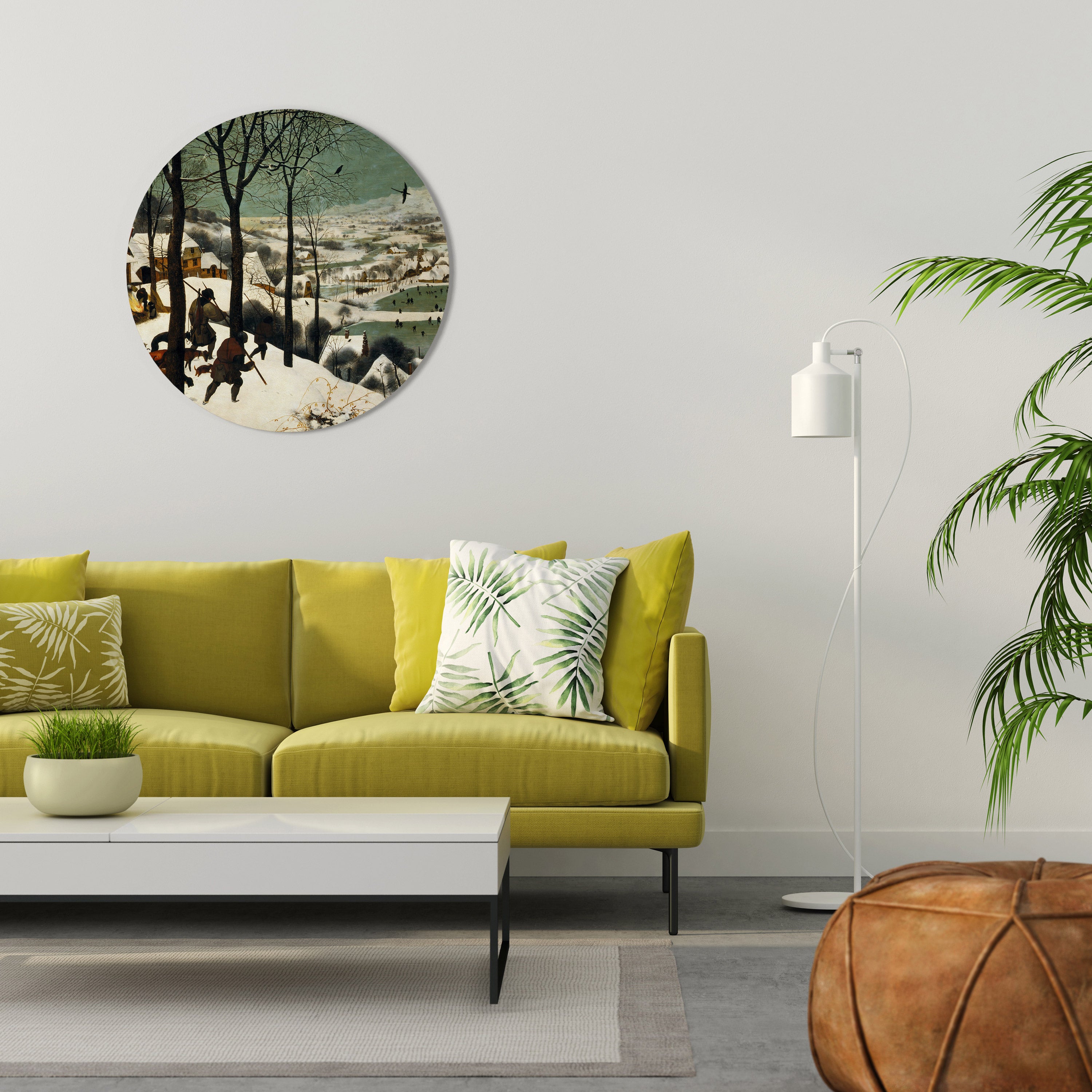 FROSTBITTEN ADVENTURES Round Wall Art