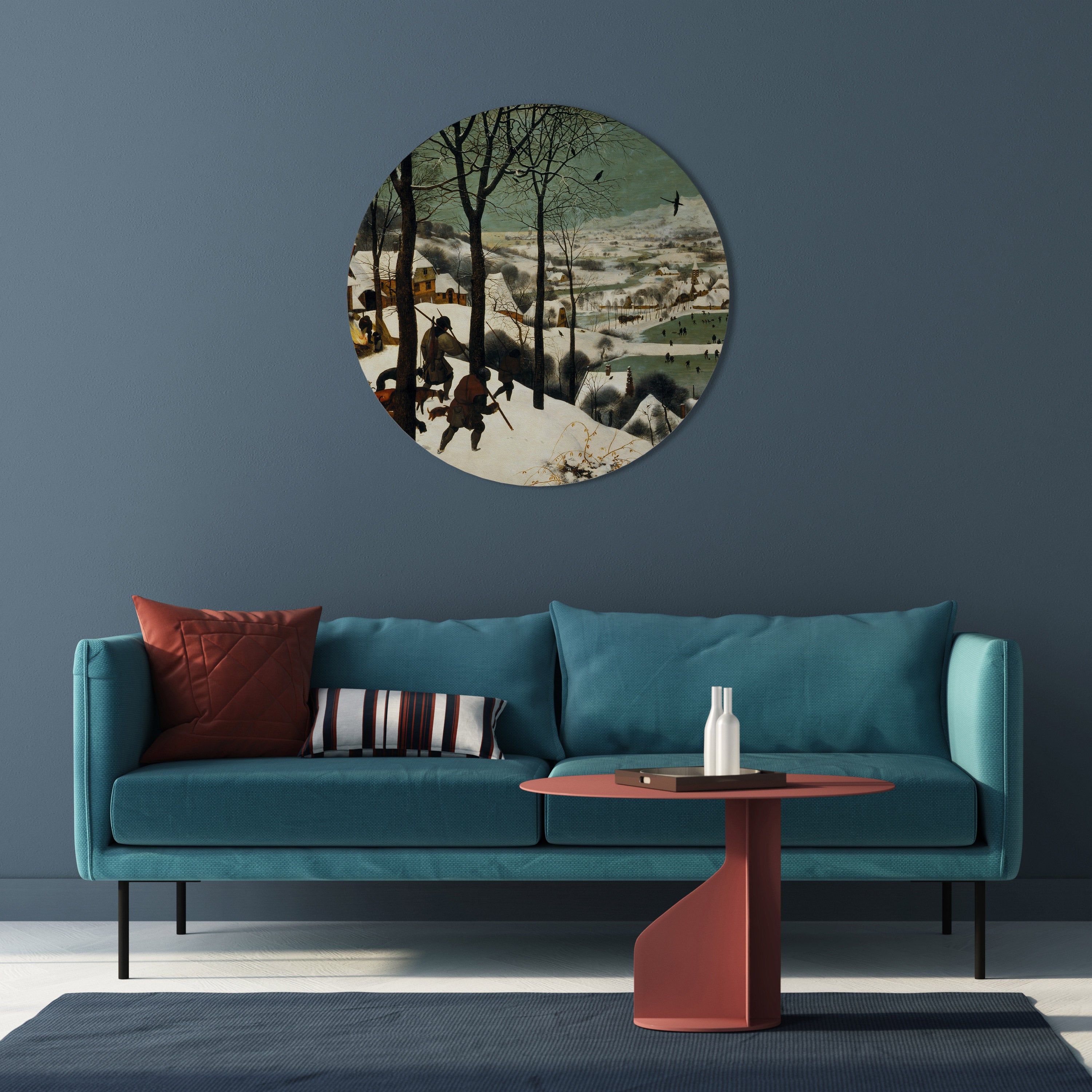 FROSTBITTEN ADVENTURES Round Wall Art