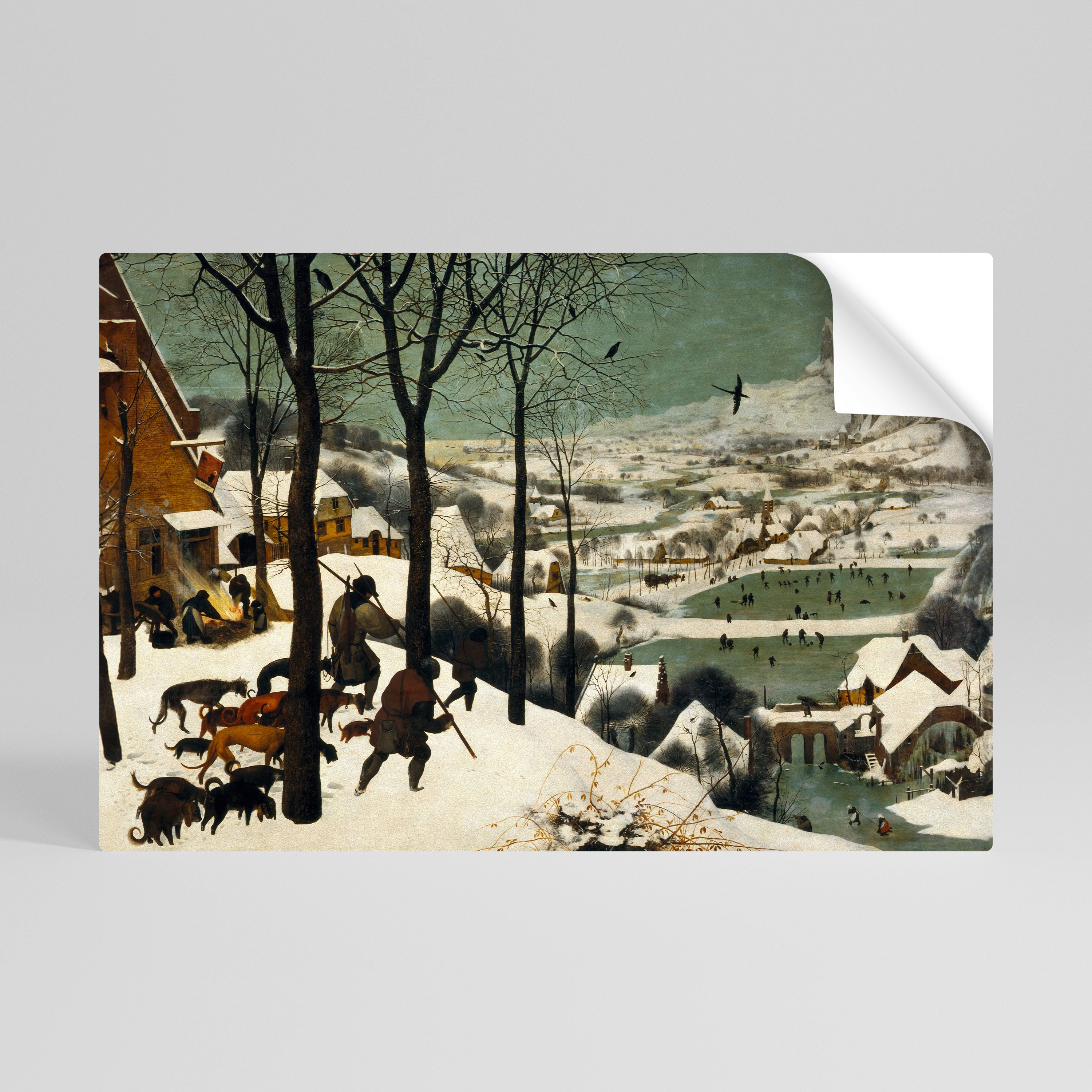 Póster horizontal autoadhesivo "AVENTURAS CONGELADAS"