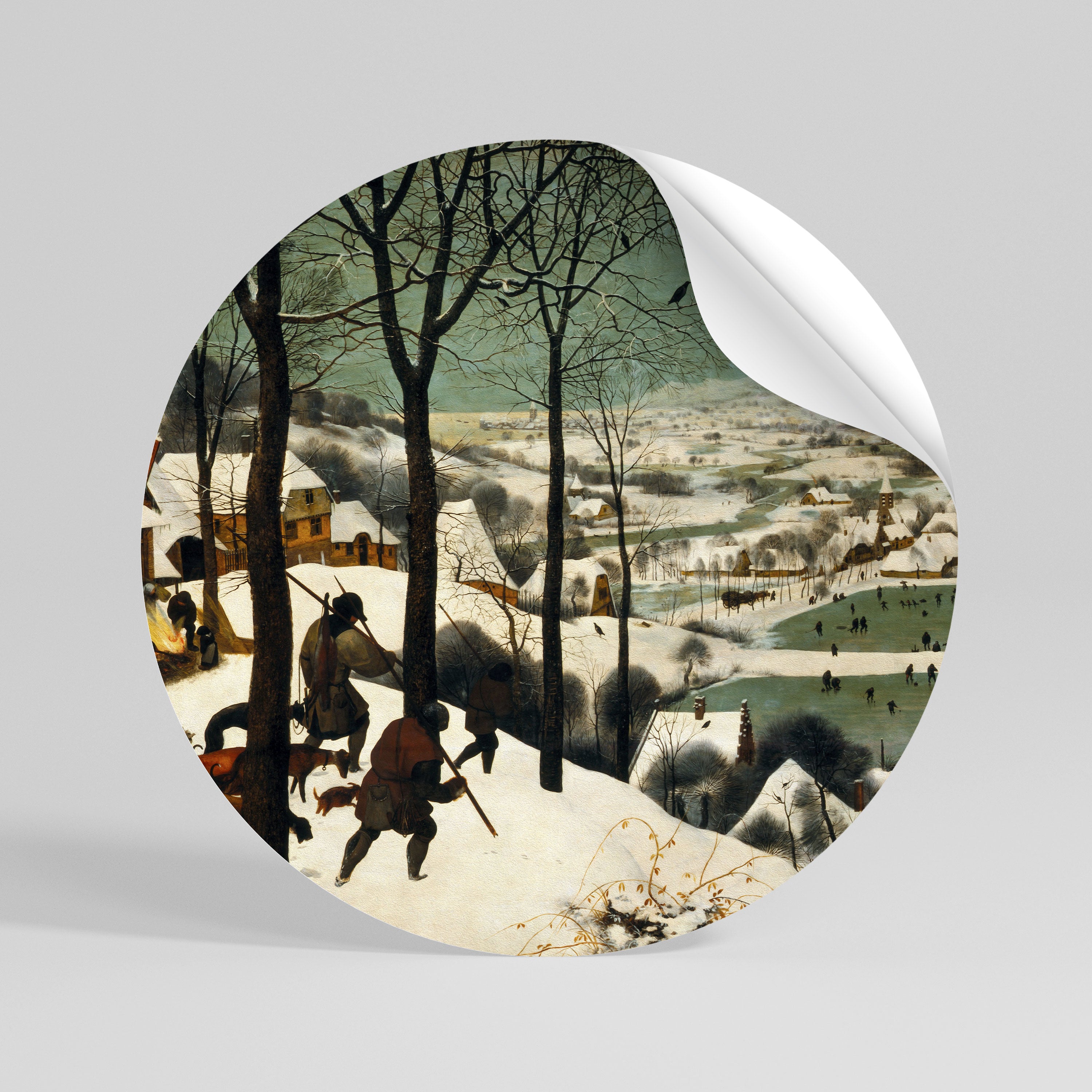 FROSTBITTEN ADVENTURES Vinilo adhesivo redondo