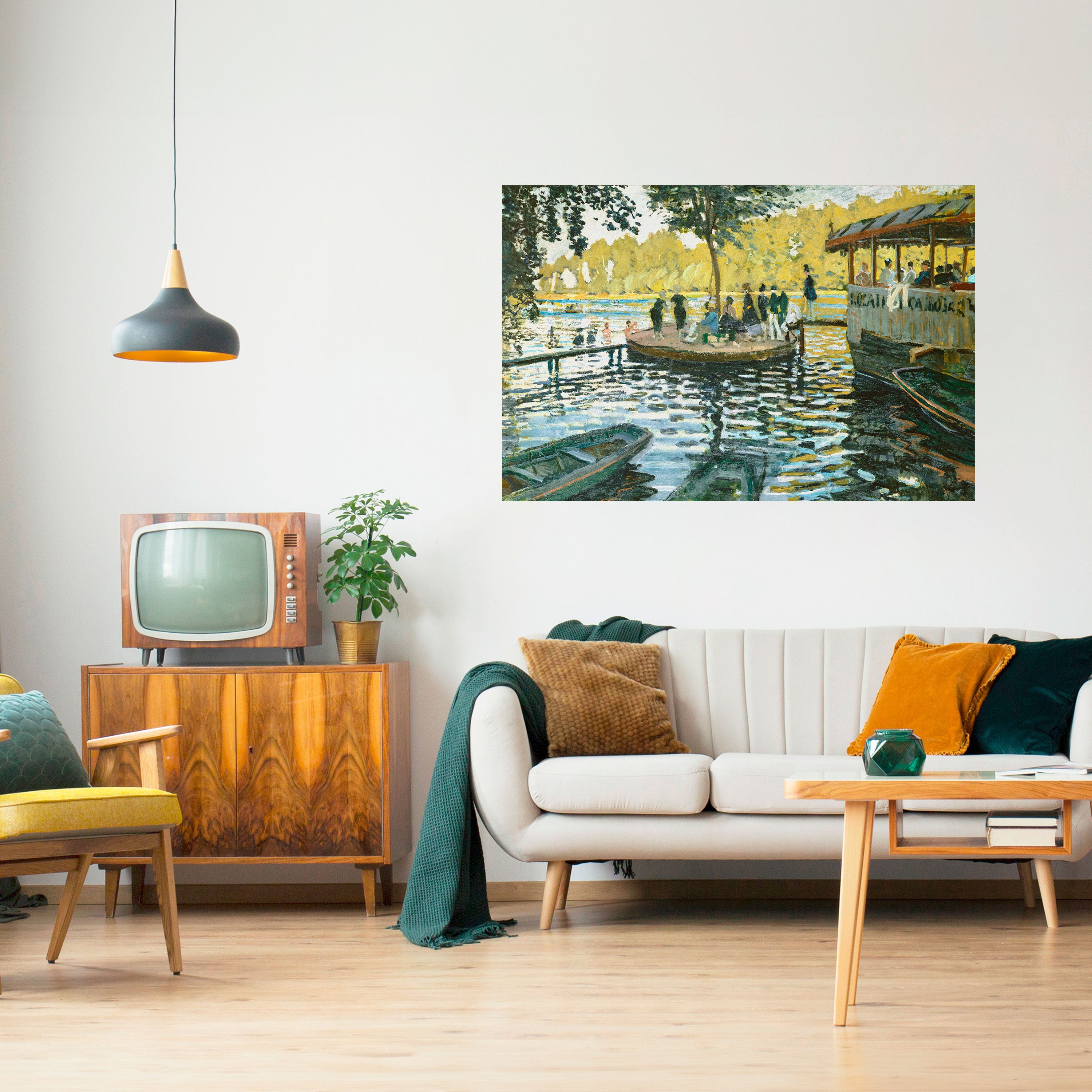 AN OASIS OF JOY Peel and Stick Horizontal Poster